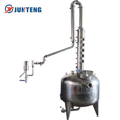 China food & Beverage factory 500L 1000L stainless steel hot sale bubble dishes cheap turnkey modular alcohol distillery distillation equipment for sale