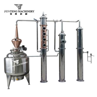 China Winemaking copper column distillation equipment for rum, whiskey, gin, brandy for sale