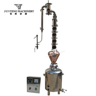 China Distillation of wines still copper column distiller for moonshine distillation for sale