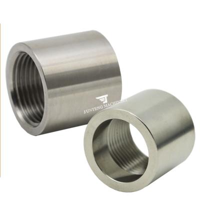 China 304 / 316L Stainless Steel Female Thread Sanitary Coupling Half Round for sale