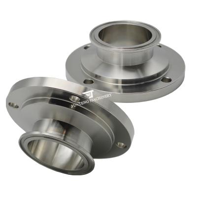 China Manufacturers Sell Well Pipe Forged Flange Round Fittings Food Grade Sanitary Stainless Steel for sale