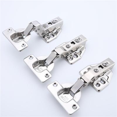 China Contemporary Modern Furniture Hardware Bisagra Full Size Cabinet Door Slide On Two Way Hinge Small Angle Soft Closing Hinges For Cabinet for sale