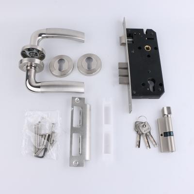 China China Factory Home Security Door Locks Best Quality Modern Cheap Modern Door Lock Cylinder Handle Door Lock Set for sale