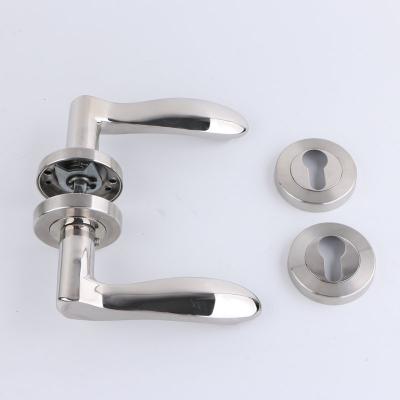 China Modern Commercial Full Master Set of European Style Stainless Steel Door Handle Lever Door Handle Locks for sale