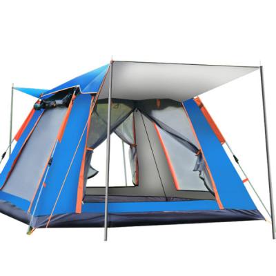 China Extended Type Automatic Pop Up Tent-Camping Family 3-4 Persons Outdoor Camping Tent for sale