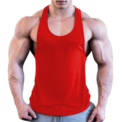 China 2022 Hot Sale Tank Tops Men Gym Y Back Breathable Tank Tops For Men Workout Yoga Sports Fitness Gym for sale