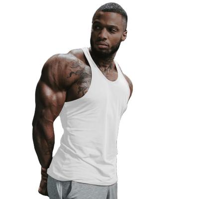 China 22-23Hot Sale Breathable Tank Men Gym Y Back Upper Tank Tops For Men Workout Yoga Sport Fitness Gym for sale