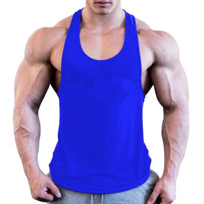 China Back Sale Breathable Hot Yoga Sport Fitness Gym Tank Top Men Gym Y Fail Tops For Men for sale