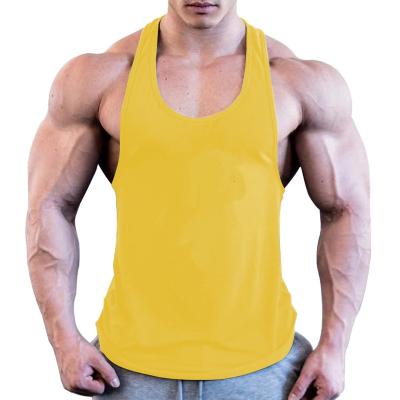 China 100% Breathable Made in Tri Blend Stringer Tank Top & Y Back China Men's Design with Your Logo for sale