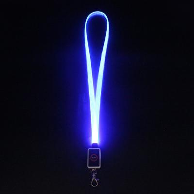 China American National Day Gift National Day Decoration Led Flashing Light Up Lanyard for sale