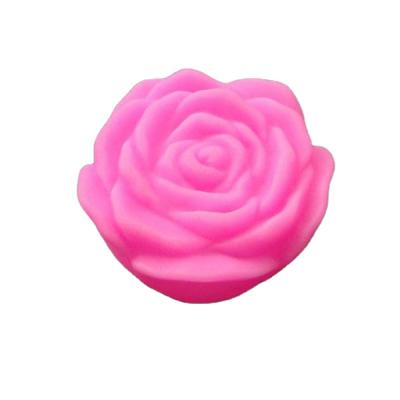 China Romantic Decoration Valentine's Day Gift Rose Shaped Into Water Colors Changing LED Night Light for sale