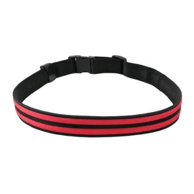 China Running Item Wholesale High Quality USB Rechargeable Led Running Belt Light Up Safety Sports Belt for sale