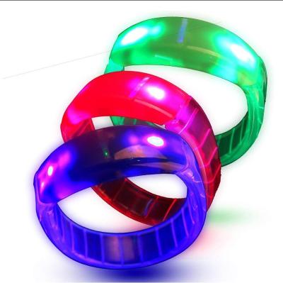 China Festival Gifts Giveaways LED Wristband Bracelets for Adults and Kids Assorted Colors for sale