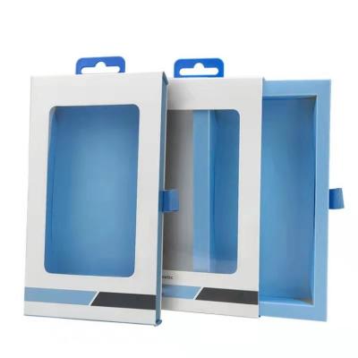 China 2022 Recycled Paper Boxes Retail Phone Case Package Mobile Phone Case Earphone Wholesale Paper Case Retail Packaging Box Materials Factory for sale