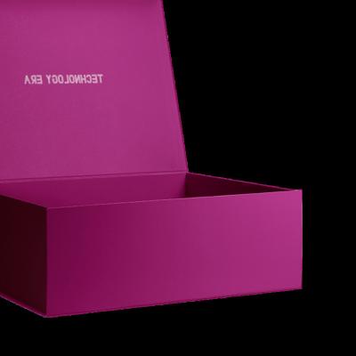 China Wholesale Custom Recycled Materials 2022 Flapper Necklace Gift Packaging Paper Jewelry Closure Magnetic Magnetic Cardboard Folding Gift Box Elegant Paper Box for sale