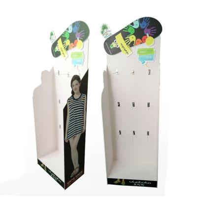 China Single Paper Product Display Supermarket Cardboard Shipper Stand Holder Rack for sale