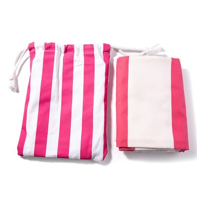 China 2020 Promotional Multi Functional Compressed Microfiber Beach Towel for sale