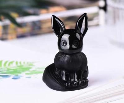 China China hot sale pockmon monster Eevee cartoon natural crystal carved product for gift for sale