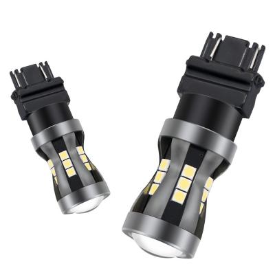 China Factory Price White Amber Red 3157 21Smd 3030 Led Replacement Turn Signal Reverse Bulb DJ041 62.5*19.9mm for sale