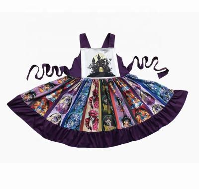 China New Breathable Arrive Children's Smocked Boyi Factory Apparel Wholesale Halloween Dresses Ruffle For Kids Slip Pirouette Fancy Holiday Dress for sale