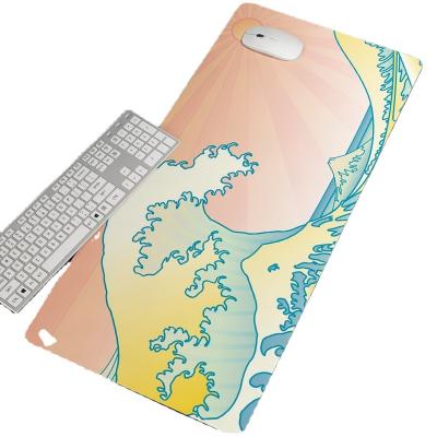 China Radiation Protection New Design Desk Waveing ​​Mat Custom Design Non-Slip With Microfiber Rubber Base Mouse Pad for sale