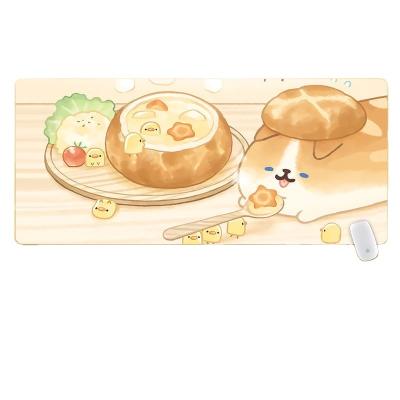 China Large 90x40cm Cute PASSIONATE Protective Office Pad Kawaii Mouse Pad Desk Mat for sale