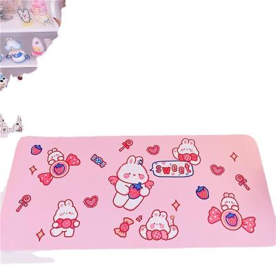 China Japanese Cute Cartoon Large Mouse Pad Waterproof Non-Slip Oil-proof Notepad Mat Kawaii Gaming Accessories Office Students for sale