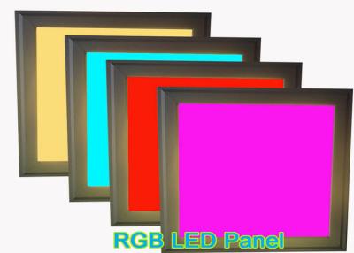 China Embedded Super Bright RGB LED Panel Light , 1x1 Wall Mounted LED Light Panel for sale