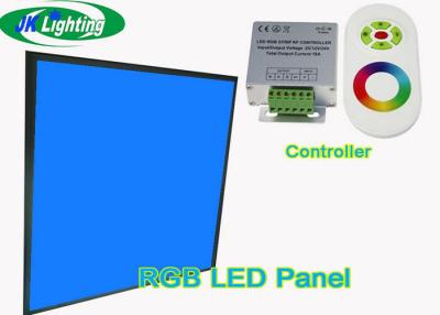 China Ultra Thin Dimmable 5050 SMD RGB  LED Panel Light 600x600mm Approved CE for sale