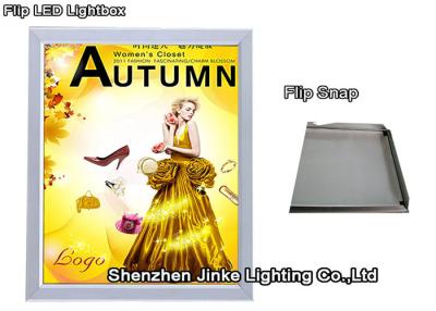 China 12V Poster Snap Frame LED Light Box , Restaurant Menu Light Box Board for sale