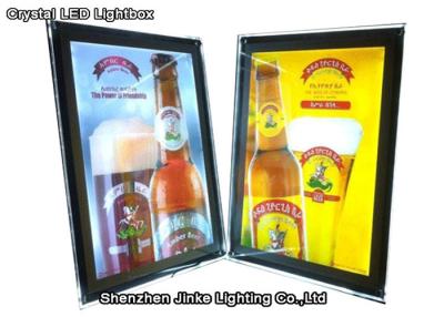 China Interior Decorative LED Crystal Light Box With Snap Aluminum Frame 12VDC for sale