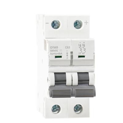 Κίνα Geya Oem Odm Electric Circuit Breaker 6ka 2p 50/60 Hz 250v 500v 750v 1000v προς πώληση