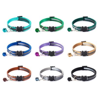 China Reflective Reflective Collars Quick Release Pet Bell Dog and Cat Safety Loose Buckle for sale