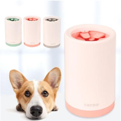 China Viable Soft Silicone Dog Paw Cleaner Washing Cup Pet Grooming Brush Prevent Water Splashing Dog Foot Joint For Small Medium Large Dog for sale