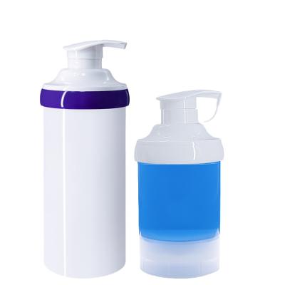 China Personal Care New Product Large Capacity Bottle 500ml Airless Lotion Bottle For Body / Face Plastic Bottle for sale