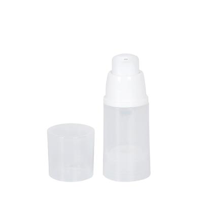 China Travel Container PP Dispenser Cosmetic Airless Pump Bottle Cosmetic Pump Bottle For Shampoo/Lotion 15ml 30ml 50ml for sale