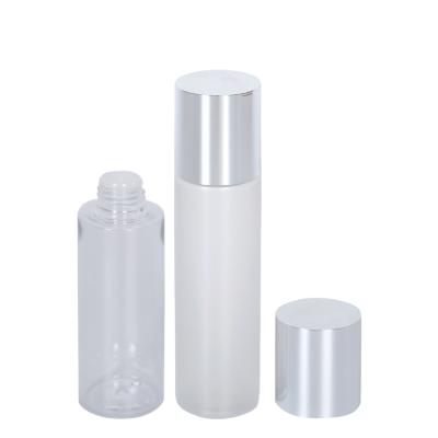 China Personal Care Cosmetics Packaging Container / Toner Bottle Straight Shape Plastic Lotion Bottle for sale