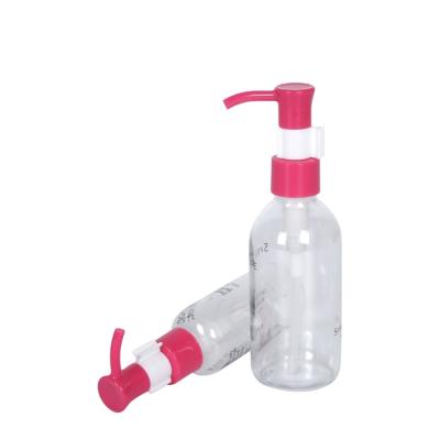 China PET Cosmetic Plastic Bottle With Oil Dispenser Pump 60ml 120ml ACP Cleansing Bottle for sale