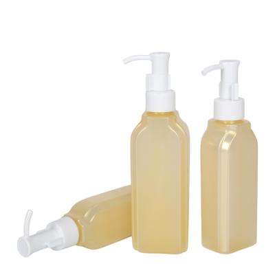 China Cosmetic Plastic PET Oil Dispenser Pump Bottle Makeup Remover Bottle 120ml 150ml 200ml for sale