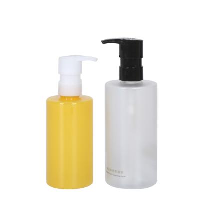 China Oil Pump PET Cosmetic Leakproof Cleansing Bottle Make Up Bottle Cleansing Remover Container For Daily Face Wash for sale