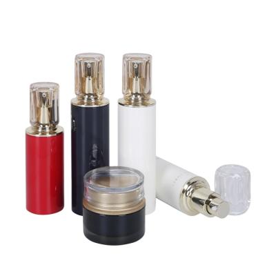 China 40/100/120/170ml Luxury Cosmetic Family Package PETG Cosmetic Packaging Bottle And 50g Skin Care Set Bottle Cream Jar for sale