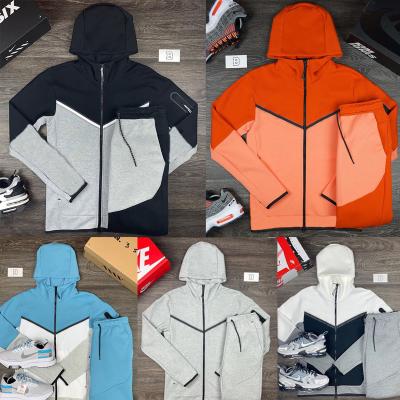 China New Viable Sports Jogging Hoodies Autumn Winter Custom Brand Logo N Shear Tracksuits Plus Size Mens Hoodies for sale