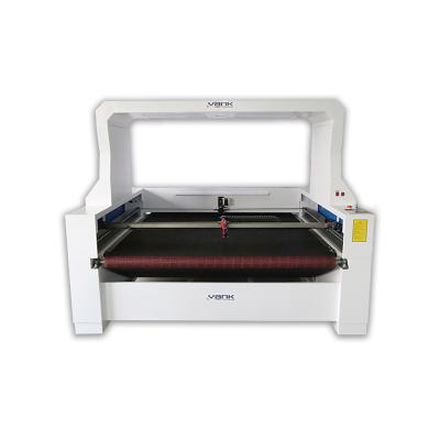 China Camera Version Laser Cutter Camera Version Textile Fabric Laser Cutting Machine 100watts for sale