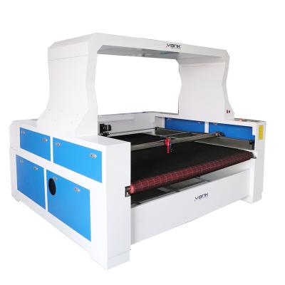 China Auto Feeding Fabric Laser Cutting Machine Fabric 100W CO2 Laser Cutting Machine Price for sale