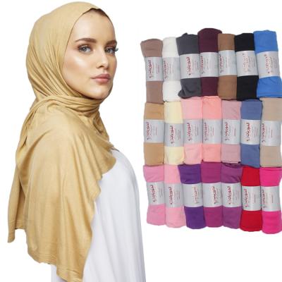 China Factory Wholesale Plain Plain Women Shawl Muslim Hijab Scarf 1$ Tank Top Scarf for sale