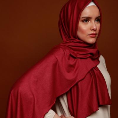 China Solid Color Women Hijabs Tank Top Muslim Hijab Wrap Plain Elastic Scarf Muslim Lady Scarf for sale