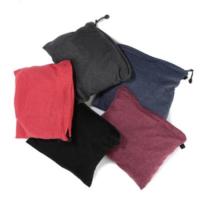 China Pure Zipper Quality Infinity Scarf Pocket Loop Snood Tube Neck Color Polyester Soft Scarf for sale