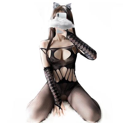 China Nylon 4006  Hollow lingerie women Full Body Fishnet Stockings for sale