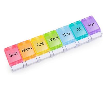 China Eco-Friendly Weekly Pill Organizer Manufacturer Smart Twice Daily Medicine Organizer Pill Box 7 Days for sale