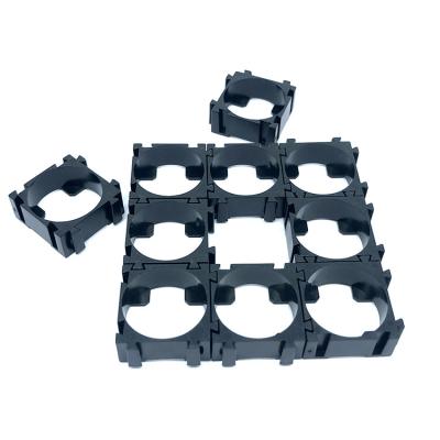 China Used In Custom OEM 18650 Battery Spacer 18650 Battery 1x1 Bracket Black Battery Holders Of Various Battery Packs for sale